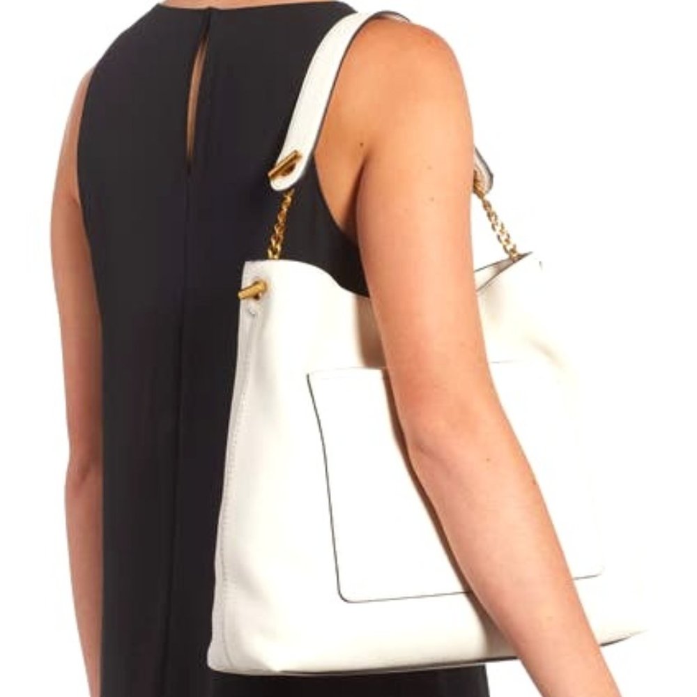 Tory Burch Chelsea Chain Leather Hobo